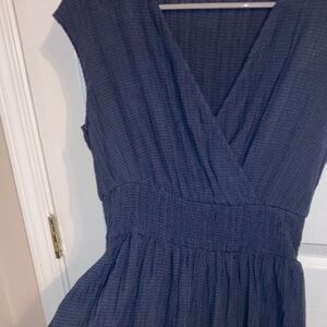 Elegant Navy Blue Women's Dress
